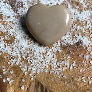 Healing Stones Crystal Mookait Mocca Heart 3-4cm