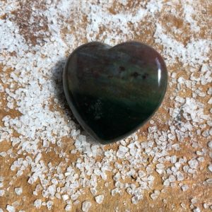 Healing Stones Crystal Moosachat Heart 3-4cm