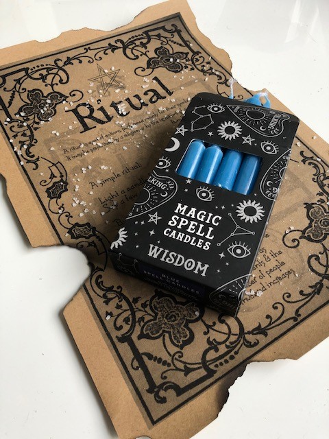 Spell Candle Blue